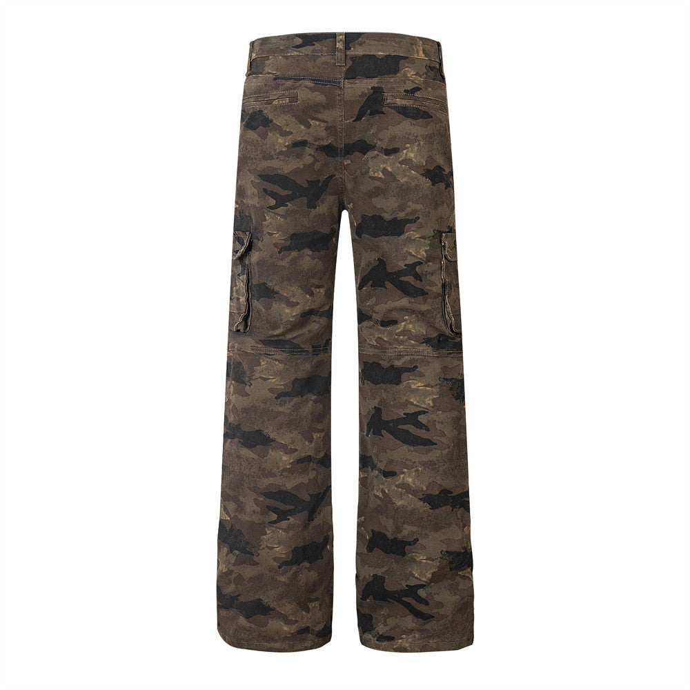 Fashion Work Clothes Camouflage Trousers For Men