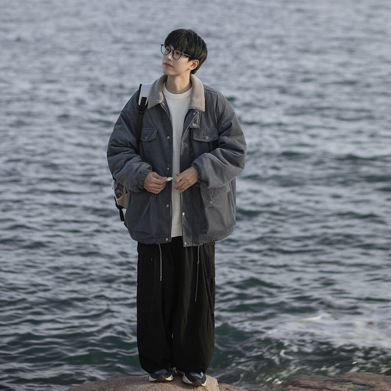 Retro Fashion Brand Boys Workwear Cottont  CoaTide