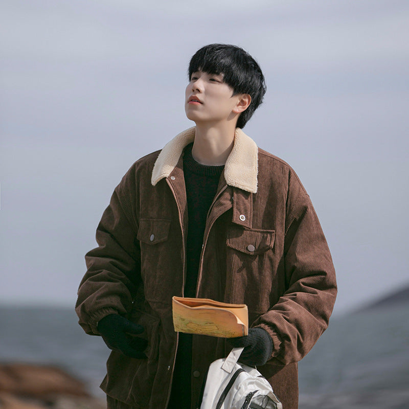 Retro Fashion Brand Boys Workwear Cottont  CoaTide