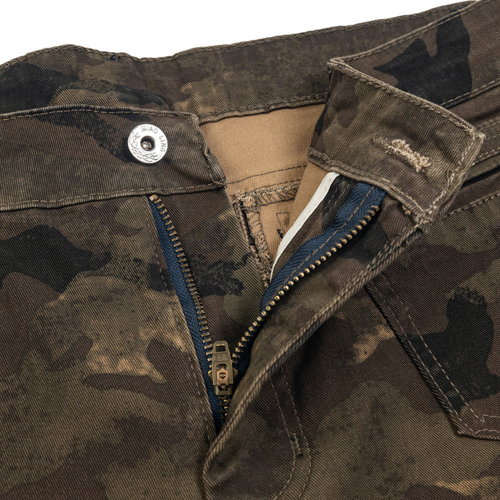 Fashion Work Clothes Camouflage Trousers For Men
